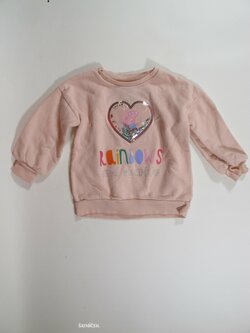 Mikina růžová s obrázkem pro holky secondhand Mikina růžová s obrázkem pro holky secondhand