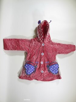 Pláštěnka pro holky s tykadly secondhand Pláštěnka pro holky s tykadly secondhand