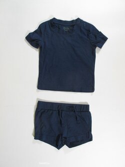 Komplet letní modrý pro kluky secondhand Komplet letní modrý pro kluky secondhand