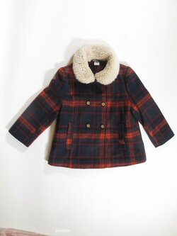 Kostkovaný kabátek pro holky secondhand Kostkovaný kabátek pro holky secondhand