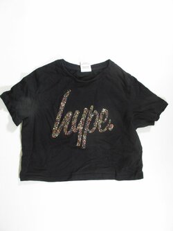 Triko pro holky crop černé secondhand Triko pro holky crop černé secondhand