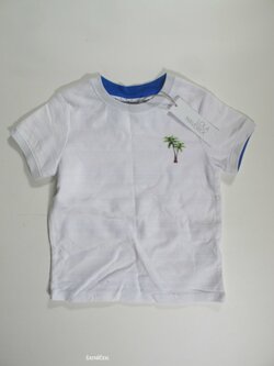 Triko pro kluky bílo modré  secondhand