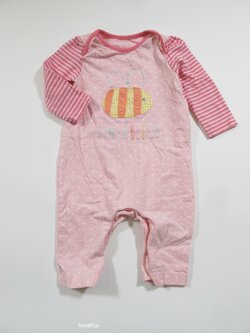 Puntíkovaný overálek s včelkou secondhnad Puntíkovaný overálek s včelkou secondhnad