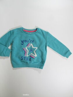 Mikina pro holky zelenkavá secondhand Mikina pro holky zelenkavá secondhand
