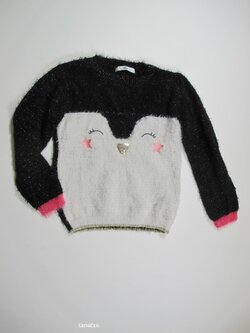 Chlupatý svetr pro holky bílý secondhand Chlupatý svetr pro holky bílý secondhand