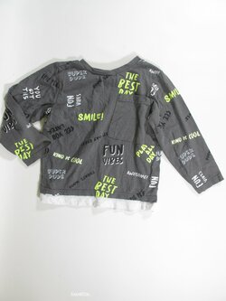 Triko dl.rukáv pro kluky šedé secondhand Triko dl.rukáv pro kluky šedé secondhand