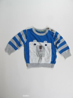 Svetr pro kluky modro šedo bílý secondhand Svetr pro kluky modro šedo bílý secondhand