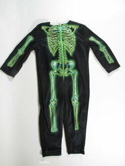 Kostým na karneval kostlivec secondhand