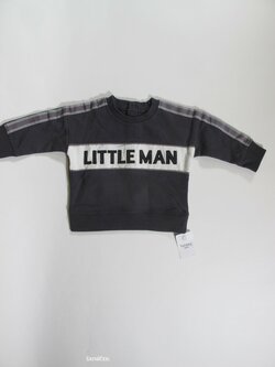 Mikina pro kluky šedo bílá secondhand Mikina pro kluky šedo bílá secondhand