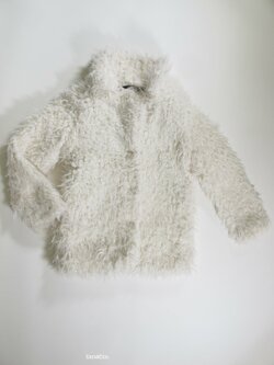 Chlupatý kabátek pro holky secondhand Chlupatý kabátek pro holky secondhand