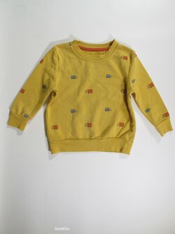 Mikina pro kluky okrová secondhand