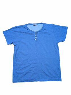 Tmavě modré tričko pro kluky s knoflíky Tmavě modré tričko pro kluky s knoflíky