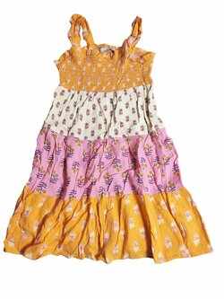 Letní šaty barevné s kytičkami secondhand Letní šaty barevné s kytičkami secondhand