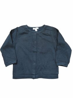 Mikina tmavě modrá pro holky na zapínání outlet Mikina tmavě modrá pro holky na zapínání outlet