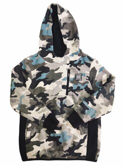 Maskáčová mikina pro kluky s kapucí secondhand