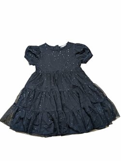 Černé šaty s hvězdami secondhand