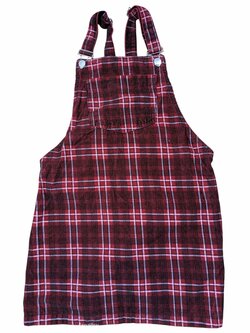 Černo-červená vzorovaná šatovka outlet