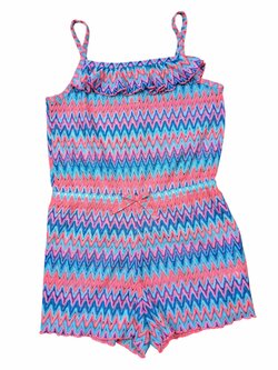 Barevný krátký overal na plavky pro holky secondhand Barevný krátký overal na plavky pro holky secondhand