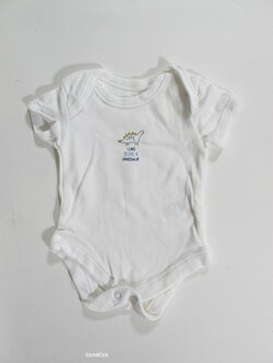 Bílé body pro kluky s obrázkem secondhand Bílé body pro kluky s obrázkem secondhand