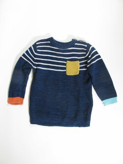 Svetr pro kluky modro bílý secondhand Svetr pro kluky modro bílý secondhand