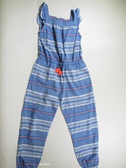 Letní overal pro holky modro bílý secondhand Letní overal pro holky modro bílý secondhand