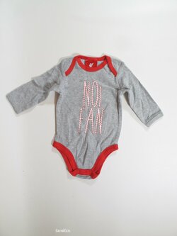 Body dl rukáv šedo červené secondhand Body dl rukáv šedo červené secondhand