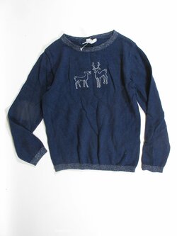 Svetýrek pro holky modrý secondhand Svetýrek pro holky modrý secondhand