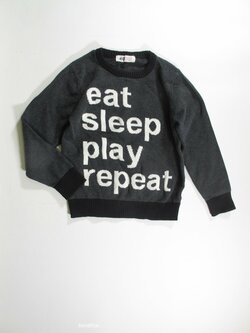 Šedý svetr pro kluky secondhand Šedý svetr pro kluky secondhand