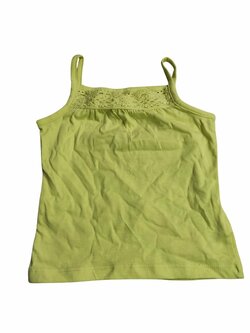 Žlutý topík s krajkou pro holky outlet mi