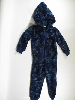 Modrý fleesový overal pro holky secondhand Modrý fleesový overal pro holky secondhand
