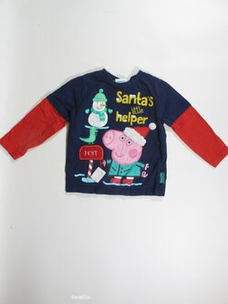 Triko dl rukáv pro kluky modro červené secondhand Triko dl rukáv pro kluky modro červené secondhand