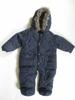 Modrá zimní kombinéza pro kluky secondhand Modrá zimní kombinéza pro kluky secondhand