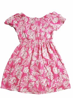 Růžové šaty se vzorem krátký rukáv secondhand Primark Růžové šaty se vzorem krátký rukáv secondhand Primark