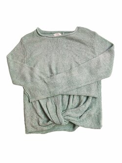 Třpytivé zelené triko pro holky secondhand Next