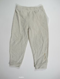 Tepláky světlé se zlatou nitkou pro holky secondhand Tepláky světlé se zlatou nitkou pro holky secondhand