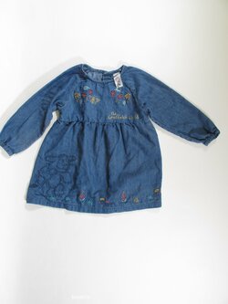 Džínové šaty dl rukáv pro holky secondhad Džínové šaty dl rukáv pro holky secondhad