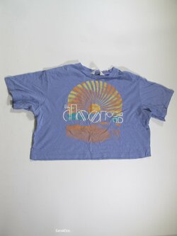 Triko pro holky fialkové crop secondhand Triko pro holky fialkové crop secondhand