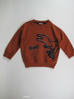 Mikina hnědá pro kluky secondhand Mikina hnědá pro kluky secondhand