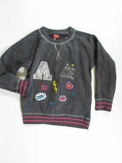 Šedá   mikina  pro holky secondhhand