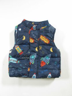 Vesta pro kluky s obrázky secondhand Vesta pro kluky s obrázky secondhand