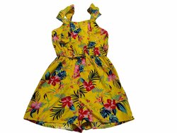 Žlutý overal s kytičkami pro holky secondhand Primark Žlutý overal s kytičkami pro holky secondhand Primark