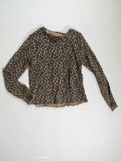 Triko dl.rukáv se vzorem crop secondhand Triko dl.rukáv se vzorem crop secondhand