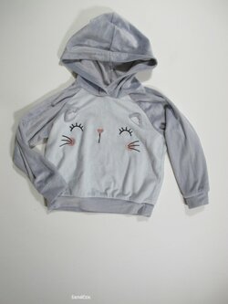Sametová mikina pro holky secondhand Sametová mikina pro holky secondhand