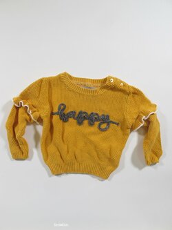 Okrový svetr pro holky  secondhand