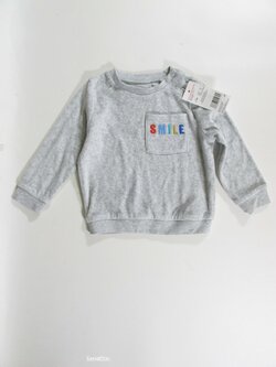 Sametová mikina pro kluky šedá outlet Sametová mikina pro kluky šedá outlet