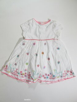 Šaty pro holky bílo růžové secondhand Šaty pro holky bílo růžové secondhand