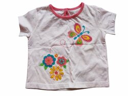 Bílé triko s obrázky pro holky outlet F&F Bílé triko s obrázky pro holky outlet F&F