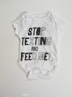 Body pro kluky s nápisem secondhand Body pro kluky s nápisem secondhand