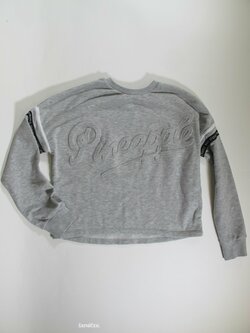 Šedá mikina pro holky crop,secondhand Šedá mikina pro holky crop,secondhand