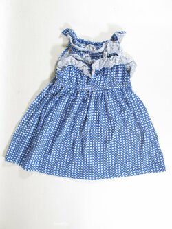 Šaty pro holky modro bílé secondhand Šaty pro holky modro bílé secondhand